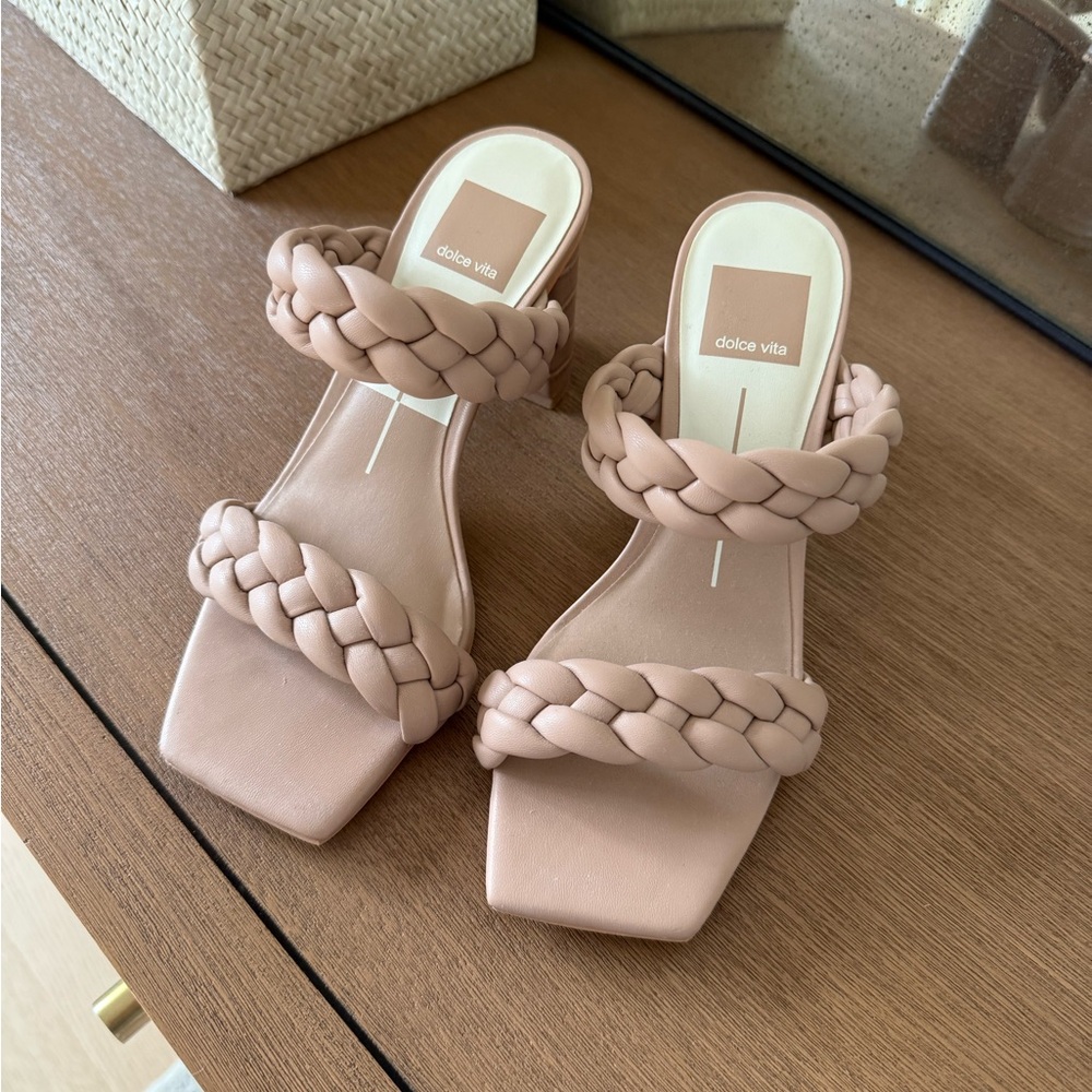 Dolce Vita Women's Braided Nude Sandals